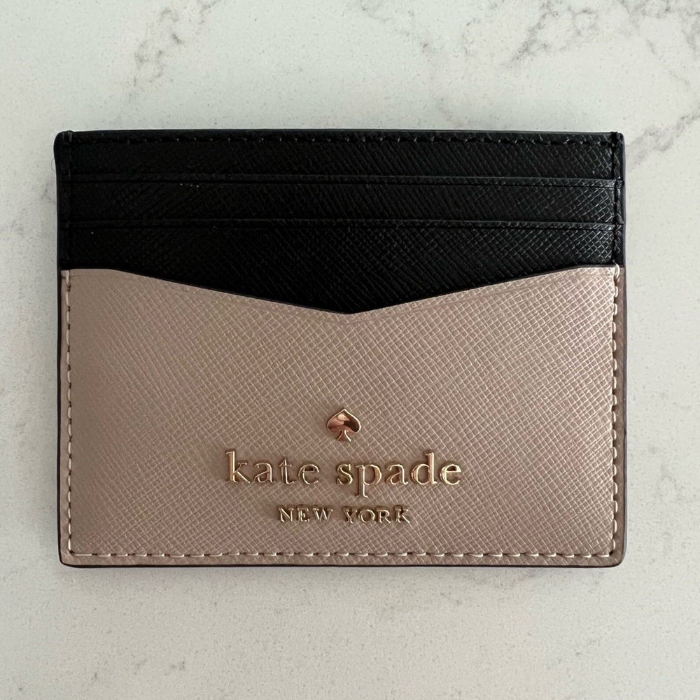 Kate Spade Two Tone Card Holder